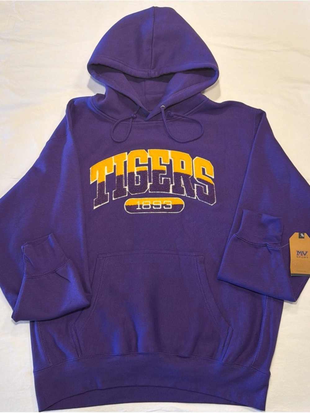 LSU Tigers Graphic Pullover Hoodie - Purple